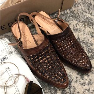 Bedstu heel sling leather sandal Bettina 6.5